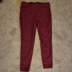 Maurices Burgundy Skinny Pants